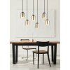 Felicia Suspension Luminaires Globo Lighting Noir, 6 lumières