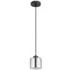 Felicia Suspension Luminaires Globo Lighting Noir, 1 lumière