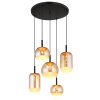 Severin Suspension Luminaires Globo Lighting LED Noir, 1 lumière