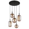 Severin Suspension Luminaires Globo Lighting LED Noir, 1 lumière