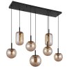 Severin Suspension Luminaires Globo Lighting LED Noir, 1 lumière