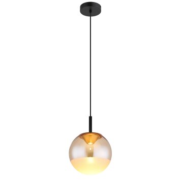 Severin Suspension Luminaires Globo Lighting LED Noir, 1 lumière