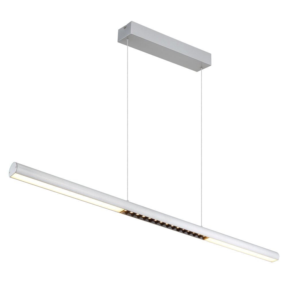 Cody Suspension Luminaires Globo Lighting LED Aluminium brossé, Blanc, 1 lumière main product photo