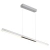 Cody Suspension Luminaires Globo Lighting LED Aluminium brossé, Blanc, 1 lumière Cody Suspension Luminaires Globo Lighting LED Aluminium brossé, Blanc, 1 lumière