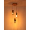 Annika Suspension Luminaires Globo Lighting Brun, 3 lumières
