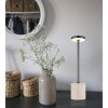 Polina Lampe à poser Luminaires Globo Lighting LED Chrome, Gris, Noir, 1 lumière