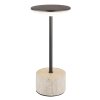 Laurena Lampe à poser Luminaires Globo Lighting LED Chrome, Gris, Noir, 1 lumière