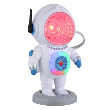Cosmo Lampe à poser Luminaires Globo Lighting LED Bleu, Gris, Blanc, 1 lumière, Changeur de couleurs