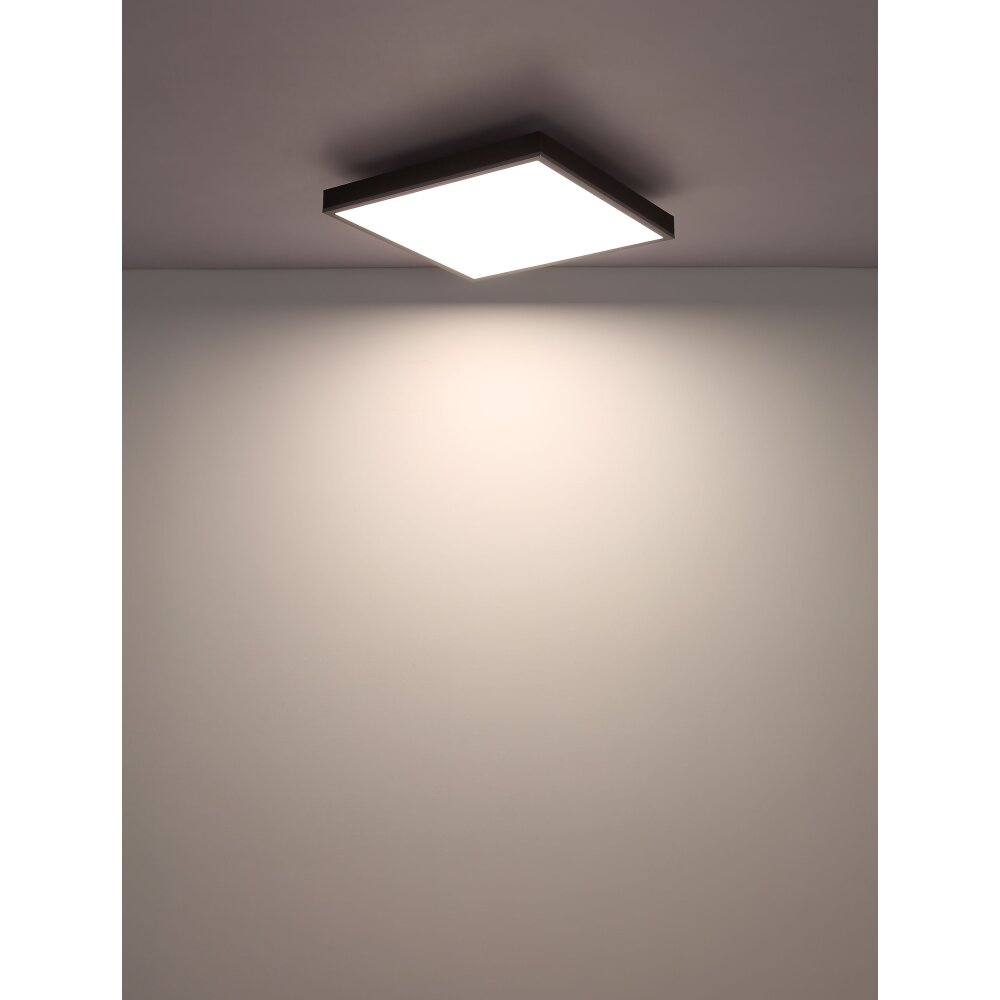 Doro Plafonnier Luminaires Globo Lighting LED Gris, Argenté, 1 lumière, Télécommandes