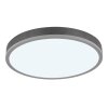 Doro Plafonnier Luminaires Globo Lighting LED Gris, Argenté, 1 lumière, Télécommandes