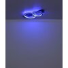 Jayden Plafonnier Luminaires Globo Lighting LED Gris, Noir, 1 lumière, Télécommandes, Changeur de couleurs