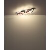 Jayden Plafonnier Luminaires Globo Lighting LED Gris, Noir, 1 lumière, Télécommandes, Changeur de couleurs