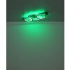 Jayden Plafonnier Luminaires Globo Lighting LED Gris, Noir, 1 lumière, Télécommandes, Changeur de couleurs