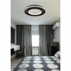Marsh Plafonnier Luminaires Globo Lighting LED Noir, 1 lumière, Télécommandes