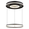 Marsh Suspension Luminaires Globo Lighting LED Noir, 1 lumière, Télécommandes