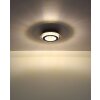 Jayden Plafonnier Luminaires Globo Lighting LED Anthracite, Noir, 1 lumière
