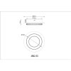 Jayden Plafonnier Luminaires Globo Lighting LED Or, Noir, 1 lumière