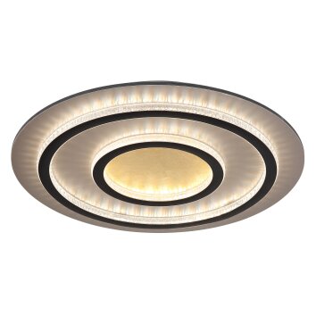 Jayden Plafonnier Luminaires Globo Lighting LED Or, Noir, 1 lumière, Télécommandes