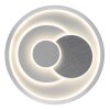 Ruiz Plafonnier Luminaires Globo Lighting LED Argenté, Blanc, 1 lumière
