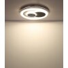 Ruiz Plafonnier Luminaires Globo Lighting LED Argenté, Blanc, 1 lumière