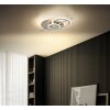 Norris Plafonnier Luminaires Globo Lighting LED Champagne, Chrome, 1 lumière