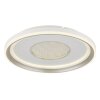Eila Plafonnier Luminaires Globo Lighting LED Blanc, 1 lumière, Télécommandes