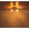 Zachery Plafonnier Luminaires Globo Lighting Nickel mat, 2 lumières
