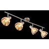 Zachery Plafonnier Luminaires Globo Lighting Nickel mat, 4 lumières