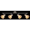 Zachery Plafonnier Luminaires Globo Lighting Nickel mat, 4 lumières