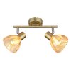 Zachery Plafonnier Luminaires Globo Lighting Laiton, 2 lumières