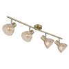 Zachery Plafonnier Luminaires Globo Lighting Laiton, 4 lumières