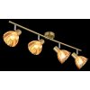 Zachery Plafonnier Luminaires Globo Lighting Laiton, 4 lumières
