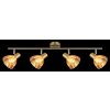 Zachery Plafonnier Luminaires Globo Lighting Laiton, 4 lumières