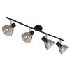 Zachery Plafonnier Luminaires Globo Lighting Noir, 4 lumières