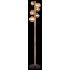Riha Lampadaire Luminaires Globo Lighting Brun foncé, Noir, 6 lumières