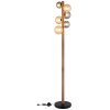 Riha Lampadaire Luminaires Globo Lighting Brun foncé, Noir, 6 lumières