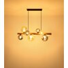 Riha Suspension Luminaires Globo Lighting Brun foncé, Noir, 9 lumières