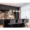 Raymond Suspension Luminaires Globo Lighting LED Anthracite, Noir, 1 lumière