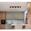 Raymond Plafonnier Luminaires Globo Lighting LED Anthracite, Noir, 1 lumière