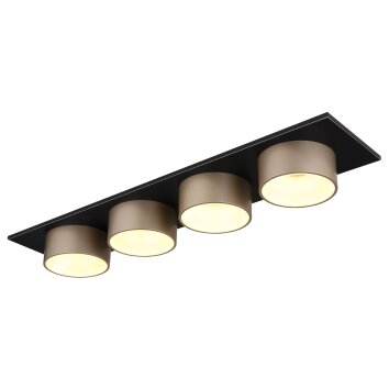 Raymond Plafonnier Luminaires Globo Lighting LED Anthracite, Noir, 1 lumière