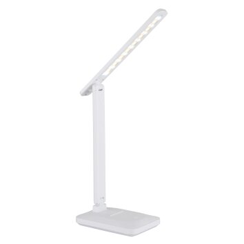 Lorna Lampe à poser Luminaires Globo Lighting LED Blanc, 1 lumière
