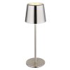 Vancouver Lampe à poser Luminaires Globo Lighting LED Nickel mat, 1 lumière