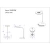Kenny Lampe à poser Luminaires Globo Lighting LED Blanc, 1 lumière