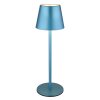 Vannie Lampe à poser Luminaires Globo Lighting LED Bleu, 1 lumière