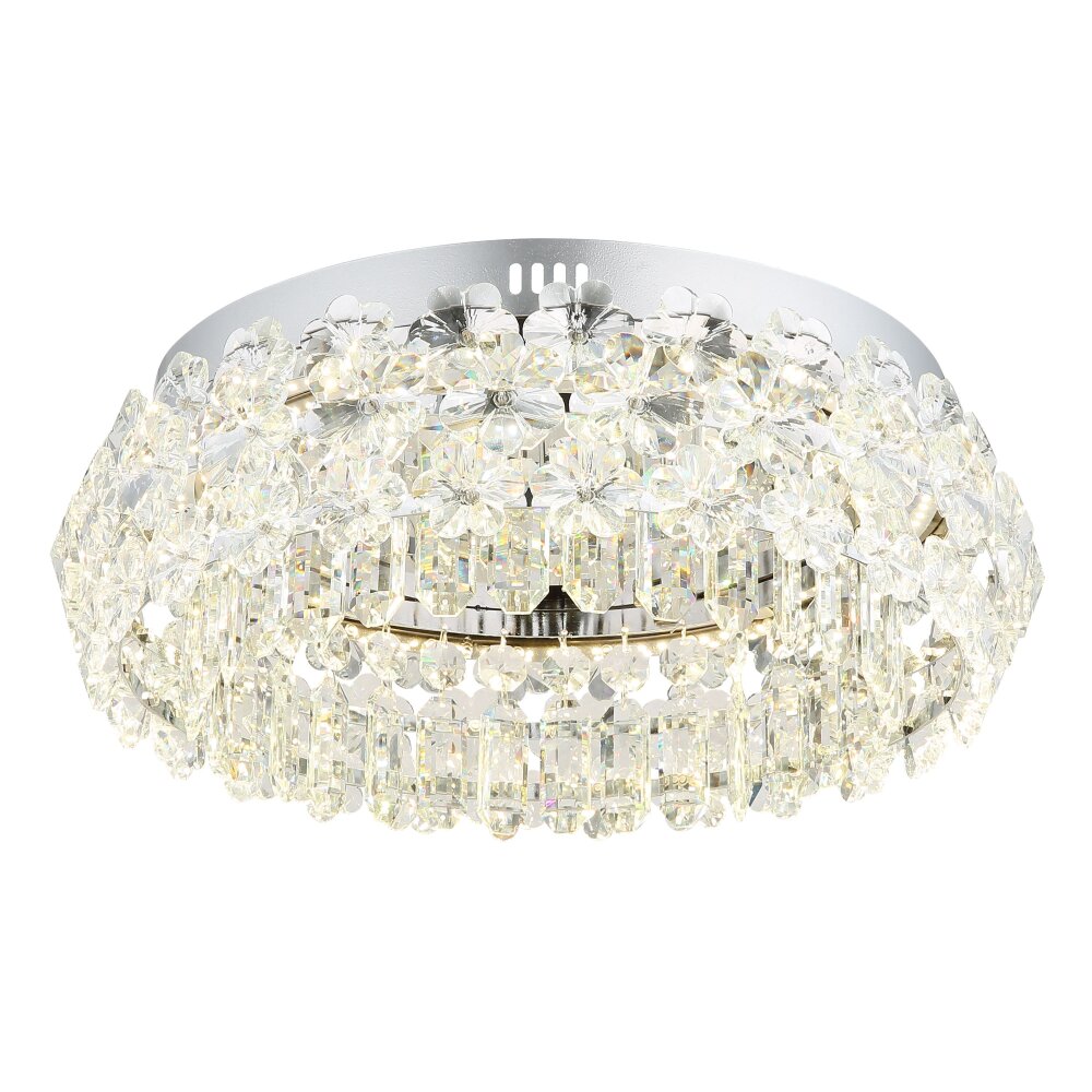 Diann Plafonnier Luminaires Globo Lighting LED Chrome, 1 lumière main product photo