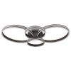 Grouni Plafonnier Luminaires Globo Lighting LED Titane, 1 lumière