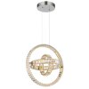 Neil Suspension Luminaires Globo Lighting LED Chrome, 1 lumière, Télécommandes