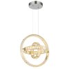 Neil Suspension Luminaires Globo Lighting LED Chrome, 1 lumière, Télécommandes