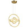 Neil Suspension Luminaires Globo Lighting LED Or, 1 lumière, Télécommandes