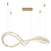 Neil Suspension Luminaires Globo Lighting LED Or, 1 lumière, Télécommandes